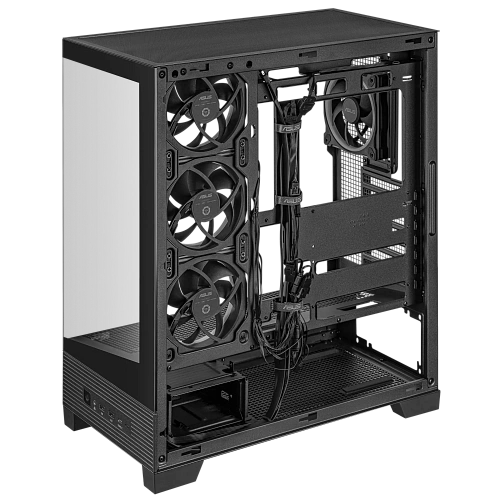 Корпус ASUS A31 PLUS TG ARGB BLACK Micro-ATX/Mini-ITX Fan 4x120mm A31 PLUS/BK/TG/ARGB//