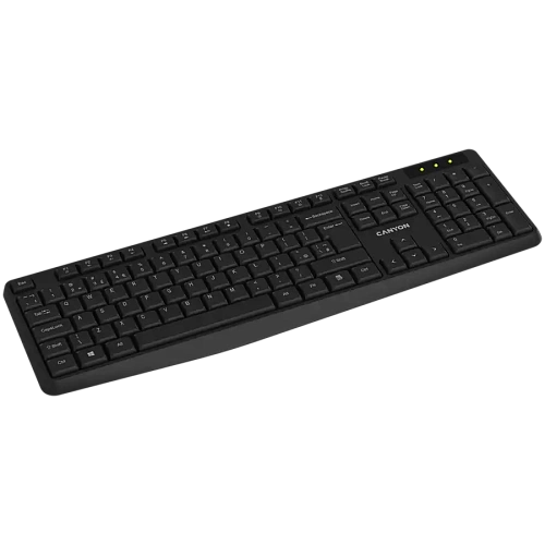 CANYON keyboard KB-W01 RU Wireless Black