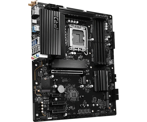 Матплата ASRock Z890 Pro-A WiFi, iZ890, S1851, ATX, 4DDR-5, 1хPCI-Ex16, 4SATA,4xM.2,HDMI,DP,TB,18USB