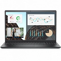 Ноутбук Dell/Vostro 3530/1г/Core i5/1334U/1,3 GHz/16 Gb/M.2 PCIe SSD/512 Gb/No ODD/Graphics/Iris Xe/256 Mb/15,6 ''/1920x1080/Ubuntu/22.04/Черный