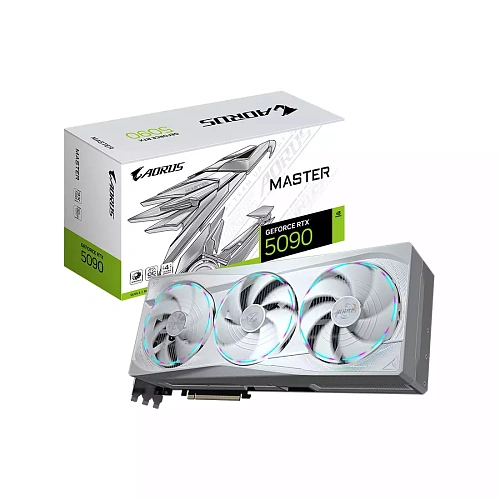 Видеокарта Gigabyte (GV-N5090AORUSM ICE-32GD) RTX5090 AORUS MASTER ICE 32G