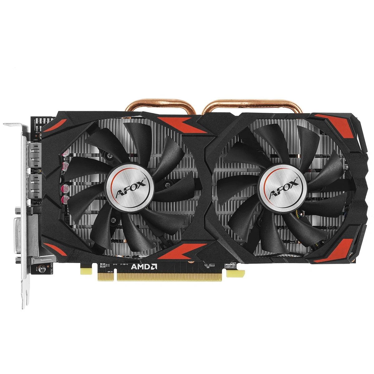 Radeon RX580, Afox V2, 1244MHz/7000MHz, 256bit, 8GB GDDR5, HDMI, 3xDP