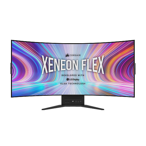 Монитор 45" Corsair Xeneon Flex 45WQHD240, Black, OLED, 3440x1440@240Hz, 1000кд/м2, 0.03ms,2xHDMI,DP