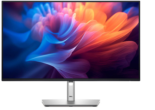 Монитор 27" Dell P2725H, Black-Silver, IPS, 1920x1080@100Hz, 300кд/м2, 1500:1, 8ms, VGA, HDMI, DP