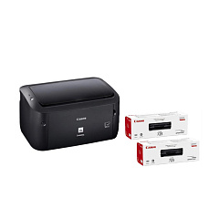 Принтер Canon/i-SENSYS LBP6030B/A4/18 ppm/600x600 dpi/2 шт картриджа Canon 725 в комплекте