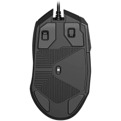 LORGAR Stricter 579, gaming mouse, 9 programmable buttons, Pixart PMW3336 sensor, DPI up to 12 000, 50 million clicks buttons lifespan, 2 switches, built-in display, 1.8m USB soft silicone cable, Matt UV coating with glossy parts and RGB lights with 4 LED