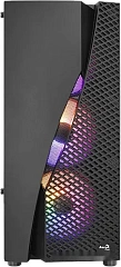 Корпус AeroCool Wave-G-BK-v2, Midi Tower, ATX, Black, 2x3.5"/2x2.5", USB, 2xUSB3.0