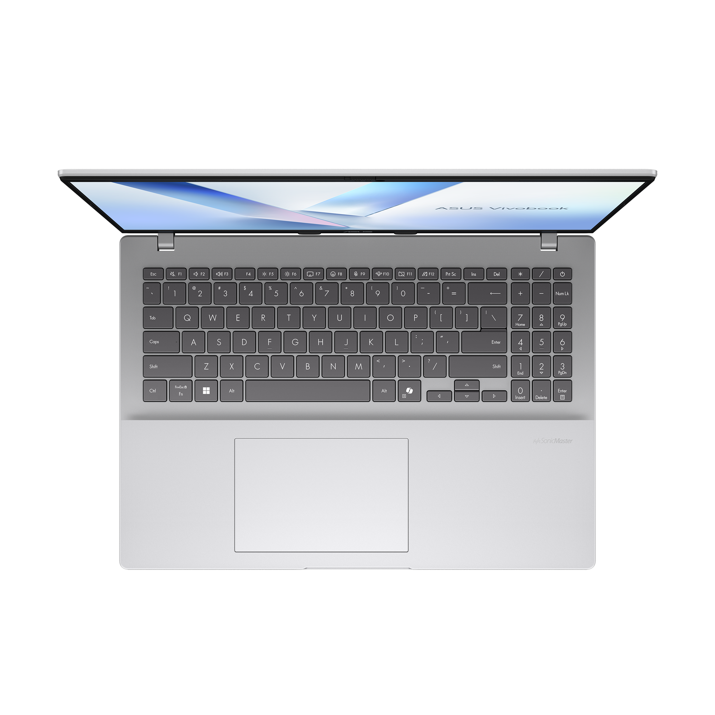 Ноутбук Asus 90NB15F2-M005M0 Vivobook 16 M1607KA-MB063W 16" WUXGA(1920x1200) IPS/AMD Ryzen AI 5 340 up to 4,8GHz (6C)/16GB/512GB/AMDRadeonGraphics/Wi-Fi 6/BT5.3/IR+FHD Camera/BKLT/Windows 11 Home/1Y/Cool Silver