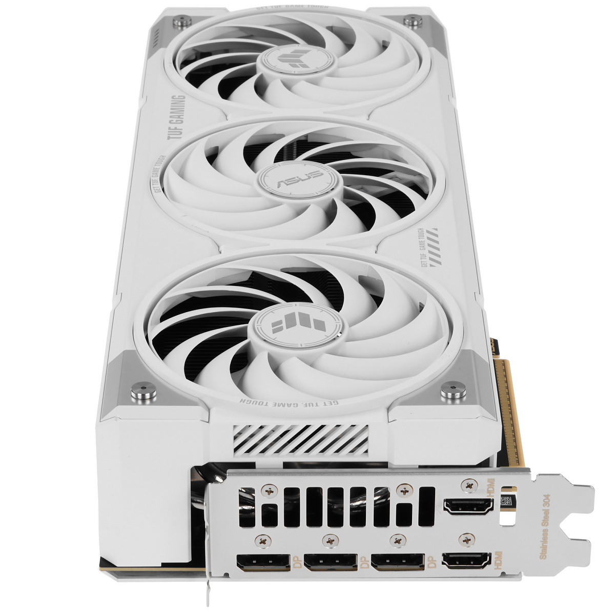 Видеокарта ASUS GeForce RTX5070Ti TUF GAMING BTF WHITE OC 16GB GDDR7 TUF-RTX5070TI-O16G-BTF-WHITE