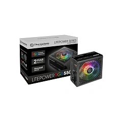 БП ATX 550W Thermaltake Litepower RGB,12sm fan,20+4/24+4/24+8,5SATA,4molex,2x6p/2x2p PCI-E