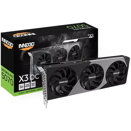 INNO3D GeForce RTX 5070 X3 OC 12GD GDDR7 192-bit HDMI 3x DP