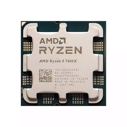 Процессор AMD Ryzen 5 7600X 4,7Гц (5,3ГГц Turbo) Zen4 6-ядер 12-потоков, 6MB L2, 32MB L3, 105W-142W, AM5, OEM, 100-000000593