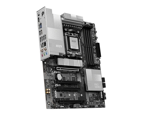 Матплата MSI PRO X870-P WiFi, AM5, ATX, 4DDR-5, 4хPCI-Ex16, 4SATA, 4xM.2, HDMI, USB-C, 11USB