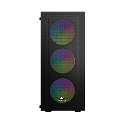 Корпус Wintek Magic L204-B-M TG, Midi Tower, ATX, Black, 2x3.5"/1x2.5", USB, USB3.0