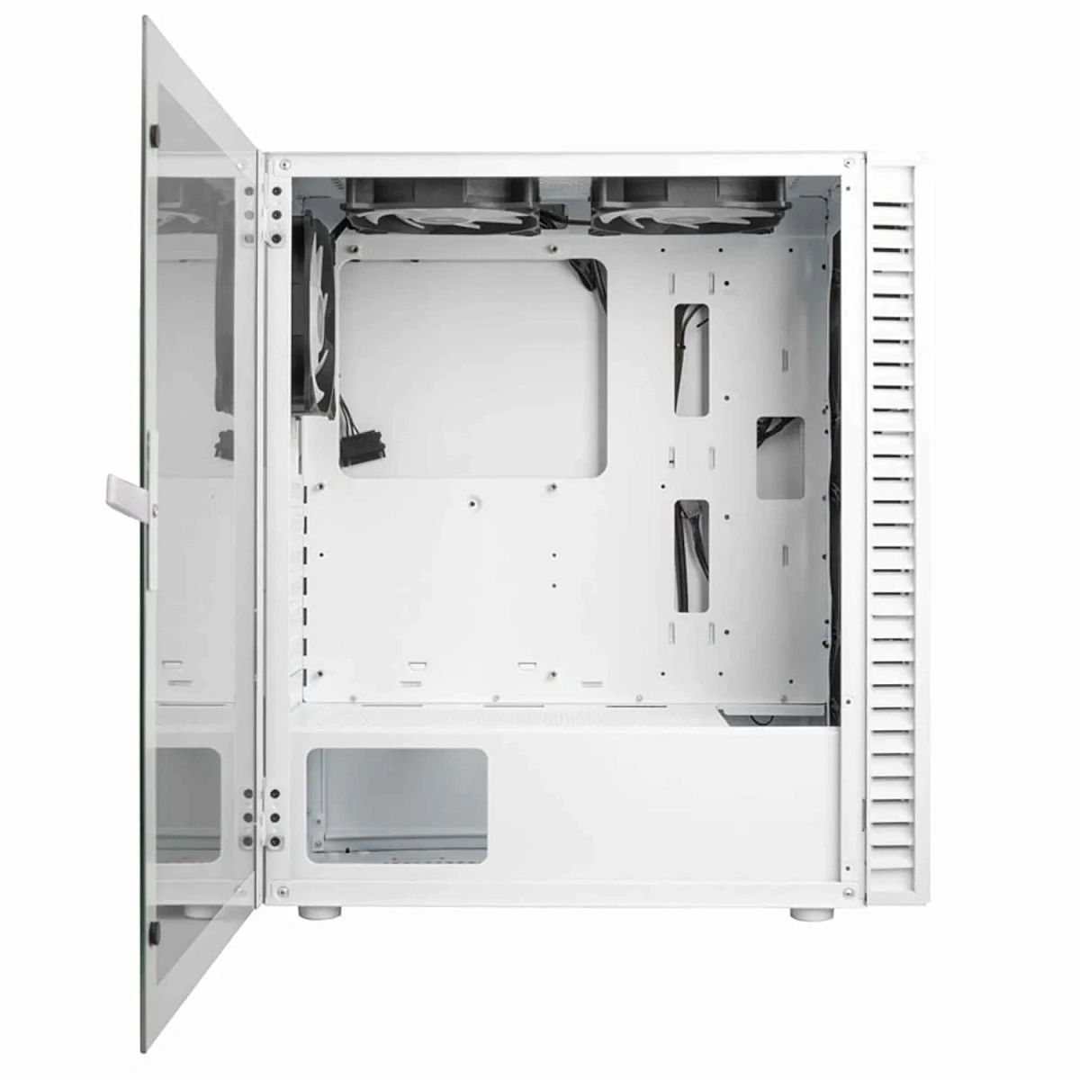 Корпус ПК без БП Kolink Observatory HF Glass ARGB Midi Tower Case - White