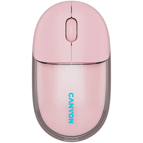 CANYON mouse OnClick 24 BT/ Wireless Transparent/Pink