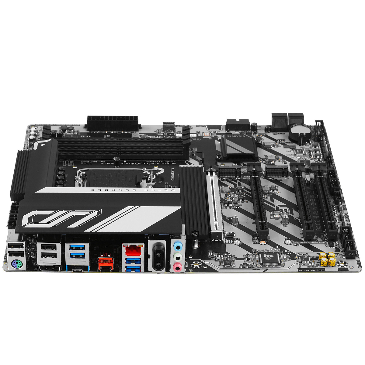 Матплата Gigabyte Z890 UD WiFi 6E, iZ890, S1851,ATX,4DDR-5,1xPCI-Ex16/2x4,4SATA,3xM.2,DP,USB-C,13USB