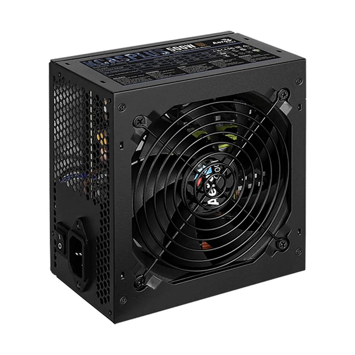 БП ATX 500W AeroCool KCAS PLUS 500W, Bronze, 20+4/20+4+8/24+4/24+8, 12cm, 2х6+2p PCI-E