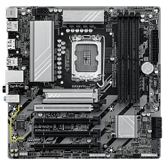 Матплата Gigabyte B860M DS3H WiFi6E, iB860, S1851, mATX, 4DDR-5, 4xPCI-Ex16, 2xM.2, 2xDP, HDMI,13USB