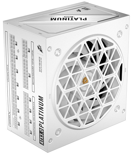 БП ATX 1300W 1Stplayer NGDP HA-1300BA3 WH, Platinum, 20+4+8/24+4/24+8/24+4+8, 12cm,4x6+2p+16p PCI-E