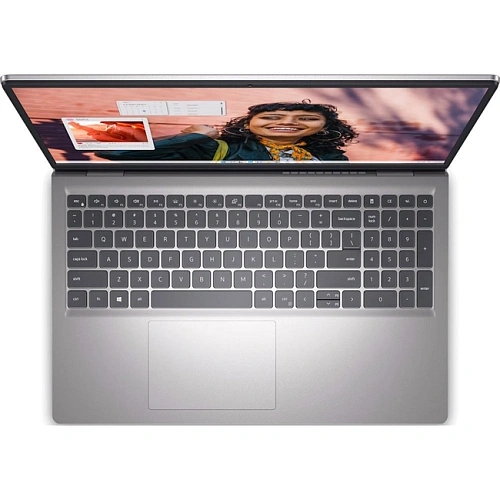 Ноутбук Dell/Inspiron 3530/1г/Core i7/1355U/1,7 GHz/16 Gb/M.2 PCIe SSD/512 Gb/No ODD/Graphics/Iris Xe/256 Mb/15,6 ''/1920x1080/Ubuntu/22.04/120Hz/Сере