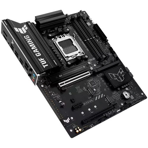 ASUS Main Board Desktop AMD Socket AM5 AMD B850 Chipset 4 x DIMM slots, max. 256GB, DDR5 1 x DisplayPort1 x HDMI port 1 x Wi-Fi module 3 x M.2 slots 4 x SATA ATX Form Factor