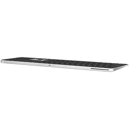 Magic Keyboard with Touch ID and Numeric Keypad for Mac models with Apple silicon - Black Keys - Russian,Model A2520
