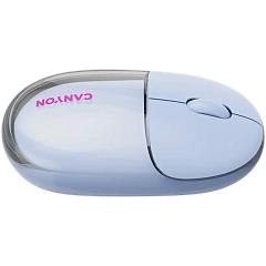 CANYON mouse OnClick 24 BT/ Wireless Transparent/Blue