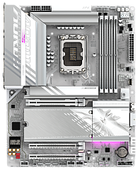 Матплата Gigabyte Z890 A Elite WiFi 7 ICE, iZ890, S1851, ATX, 4DDR-5,1хPCI-Ex16,4SATA,4xM.2,DP,26USB