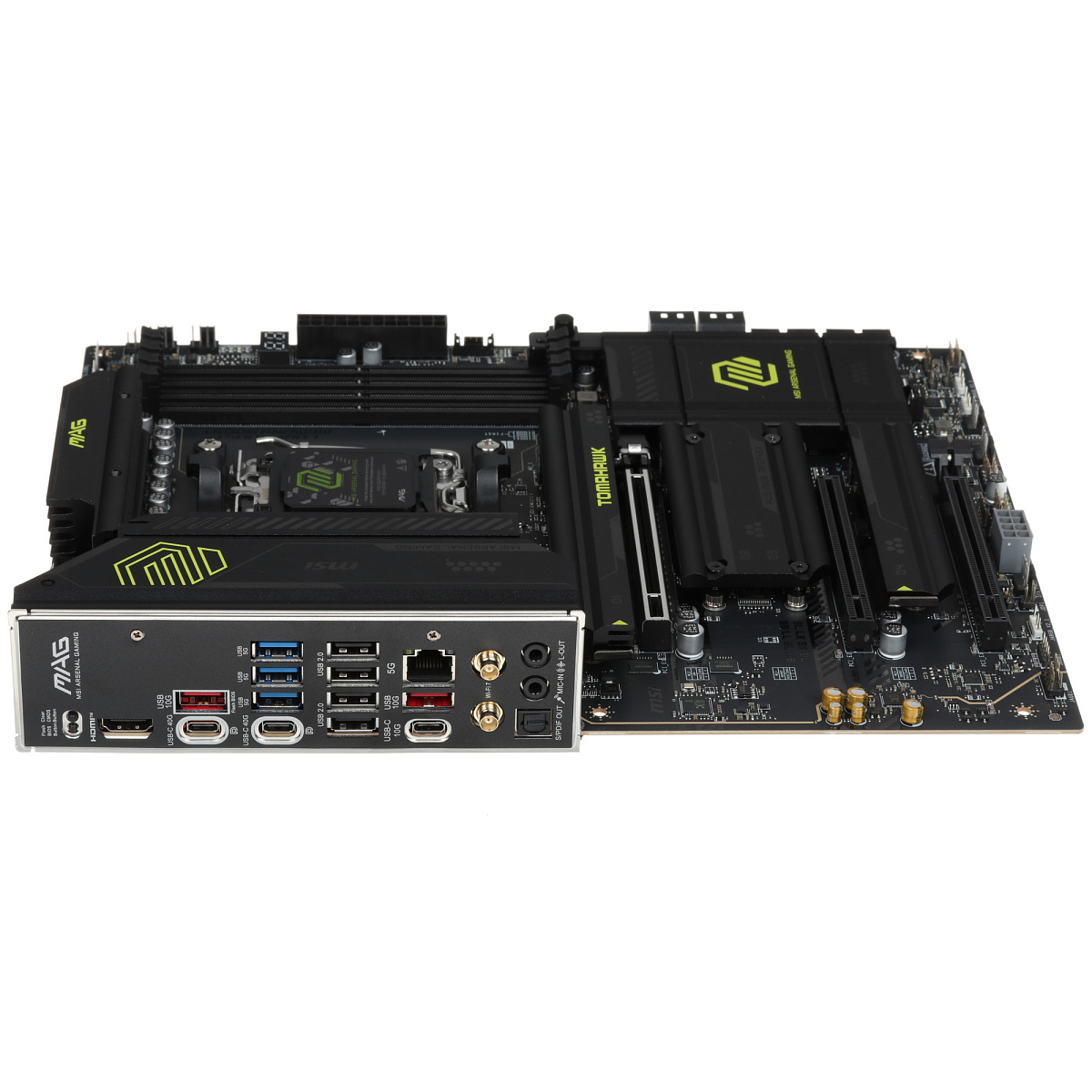 Матплата MSI MAG X870 Tomahawk WiFi, AM5, ATX, 4DDR-5, 3хPCI-Ex16, 4SATA, 4xM.2, HDMI, USB C, 16USB