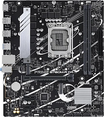 Матплата Asus Prime B760M-R D4, iB760, S1700, mATX, 2DDR-4, 1xPCI-Ex16, 4SATA, 2xM.2, HDMI, 14USB