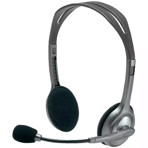 Гарнитура Logitech H110 (2 x 3.5мм, кабель 1.8м) (M/N: A-00021)