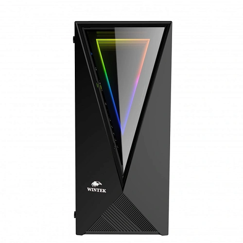 Корпус Wintek Space JX188-5 TG, Midi Tower, ATX, Black, 2x3.5"/2x2.5", 2xUSB, 2xUSB3.0