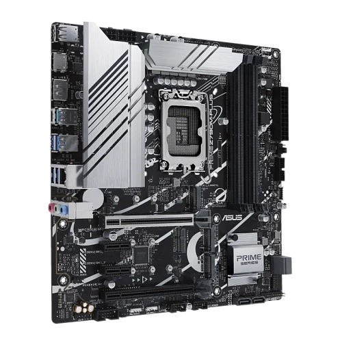 Матплата Asus Prime Z790M-Plus, iZ790, S1700, mATX, 4DDR-5, 1xPCI-Ex16, 4SATA, 3xM.2, HDMI, DP,15USB