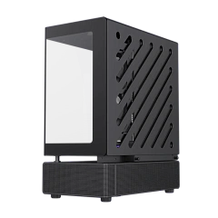 Корпус GameMax N80 BK, Midi Tower, ATX, Black, 2x3.5"/2x2.5", 2xUSB3.0, USB-C, RGB