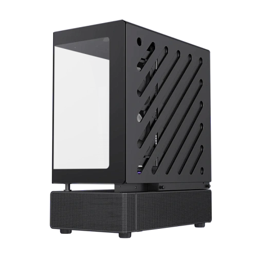 Корпус GameMax N80 BK, Midi Tower, ATX, Black, 2x3.5"/2x2.5", 2xUSB3.0, USB-C, RGB