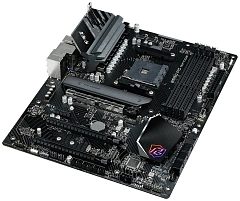 Матплата ASRock B550 PG Riptide, AM4, ATX, 4DDR-4, 3xPCI-Ex16, 6SATA, 2xM.2, HDMI, 21USB