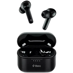 ttec AirBeat Play Gaming True Wireless Headsets , Black