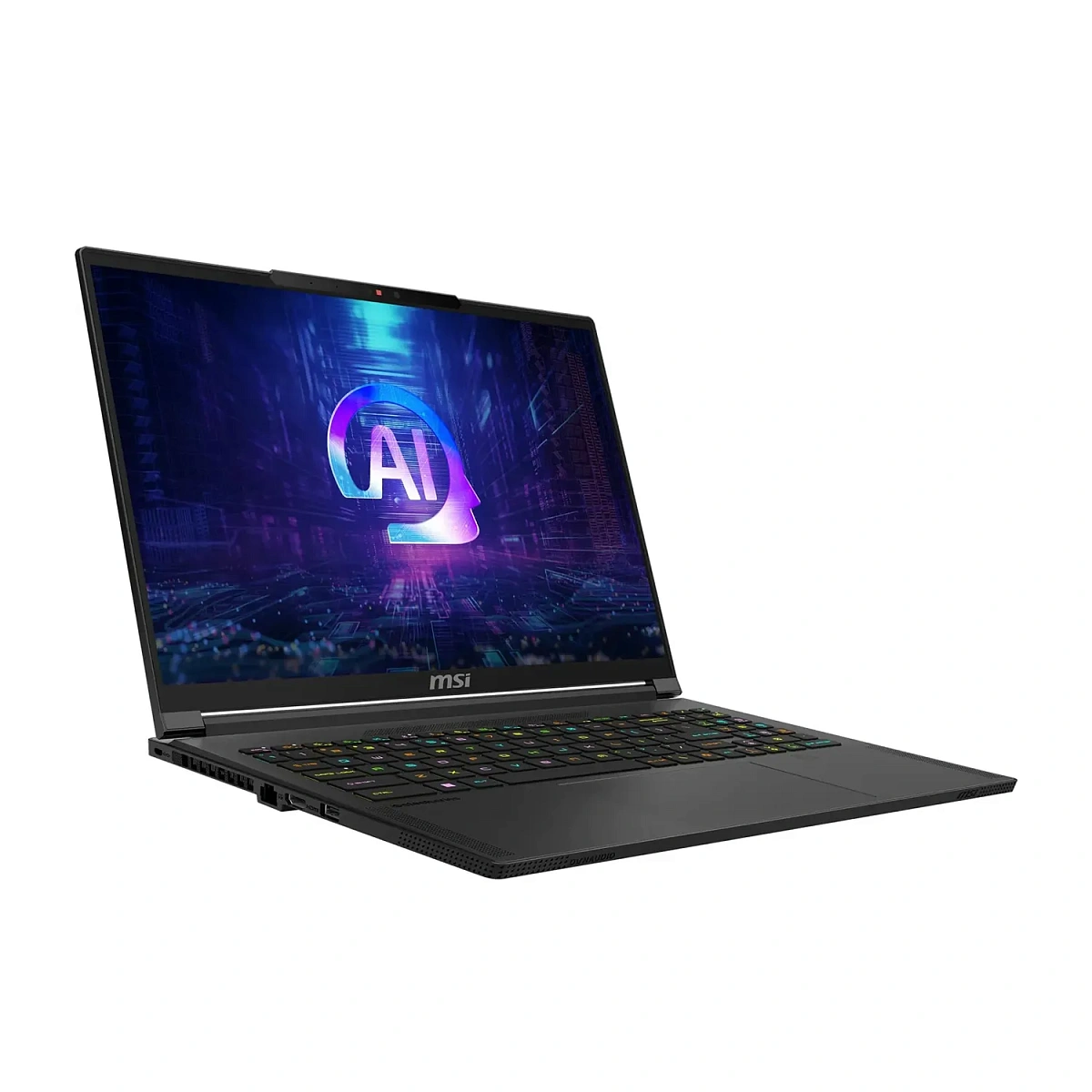 Игровой Ноутбук MSI Stealth A16 AI+ A3XVFG-069KZ, 16" QHD (2560x1600), IPS, 240Hz, Ryzen AI 9 HX 370 5.1GHz, 32GB LDDR5, 1TB*1 NVMe SSD, RTX4060 GDDR6 8GB, Win 11 Home Core Black