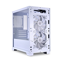 Корпус Lian Li Lancool 205M Mesh m-ATX/mITX Micro 2x40mm ARGB PWM fan G99.OE744MS.10 Snow