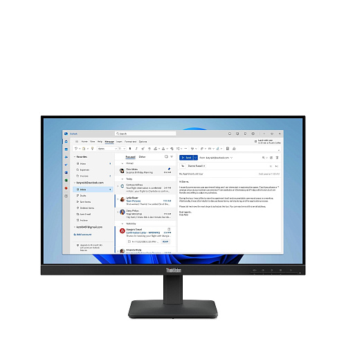 ThinkVision S24-4e 23.8 FHD 1920x1080 IPS/WLED/VGA,HDMI/100Hz/Гарантия 3 года/HDMI кабель в комплекте