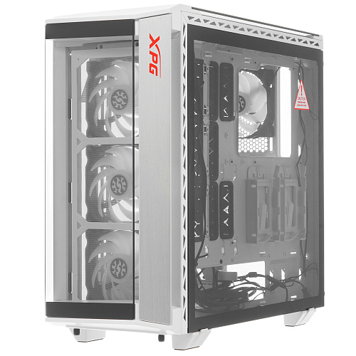 Корпус Adata XPG Battlecruiser, Midi Tower, ATX, White, 2x3.5"/6x2.5", 2xUSB3.0, USB-C