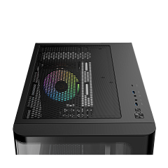 Корпус Ocypus Iota C50 BK Curve ARGB Digital mATX/ITX 2xUSB Type-C Черный Iota-C50-BKD300CD-GL
