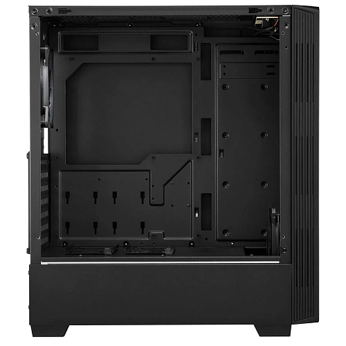 Корпус Sharkoon RGB LIT 100, Midi Tower, ATX, Black, 2x3.5"/6x2.5", USB2.0, 2xUSB3.0