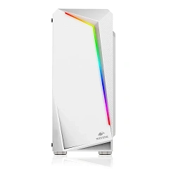 Корпус Wintek Crystal D533-W TG, Midi Tower, ATX, White, 1x3.5"/1x2.5", 3xUSB