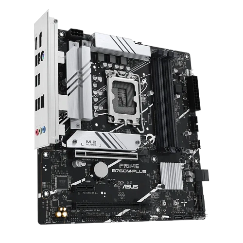 Матплата Asus Prime B760M-Plus, iB760, S1700, mATX, 4DDR-5, 1xPCI-Ex16, 4SATA, 2xM.2, HDMI, DP,14USB