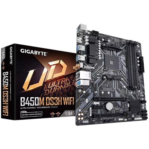 GIGABYTE MB AM4 B450 4 x DDR4 1 x M.2 4 x SATA 1 x HDMI Micro ATX