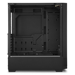Корпус Sharkoon RGB Flow, Midi Tower, ATX, Black, 2x3.5"/6x2.5", USB2.0, 2xUSB3.0