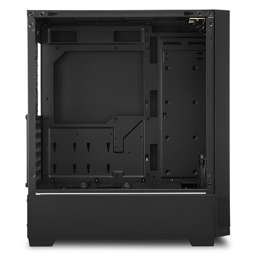 Корпус Sharkoon RGB Flow, Midi Tower, ATX, Black, 2x3.5"/6x2.5", USB2.0, 2xUSB3.0