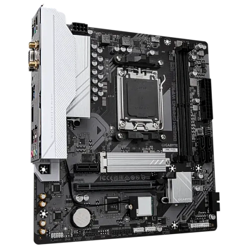 Матплата Gigabyte B650M Gaming WiFi6E, AM5, mATX, 2DDR-5, 1xPCI-Ex16, 4SATA3, M.2, HDMI, VGA, 12USB